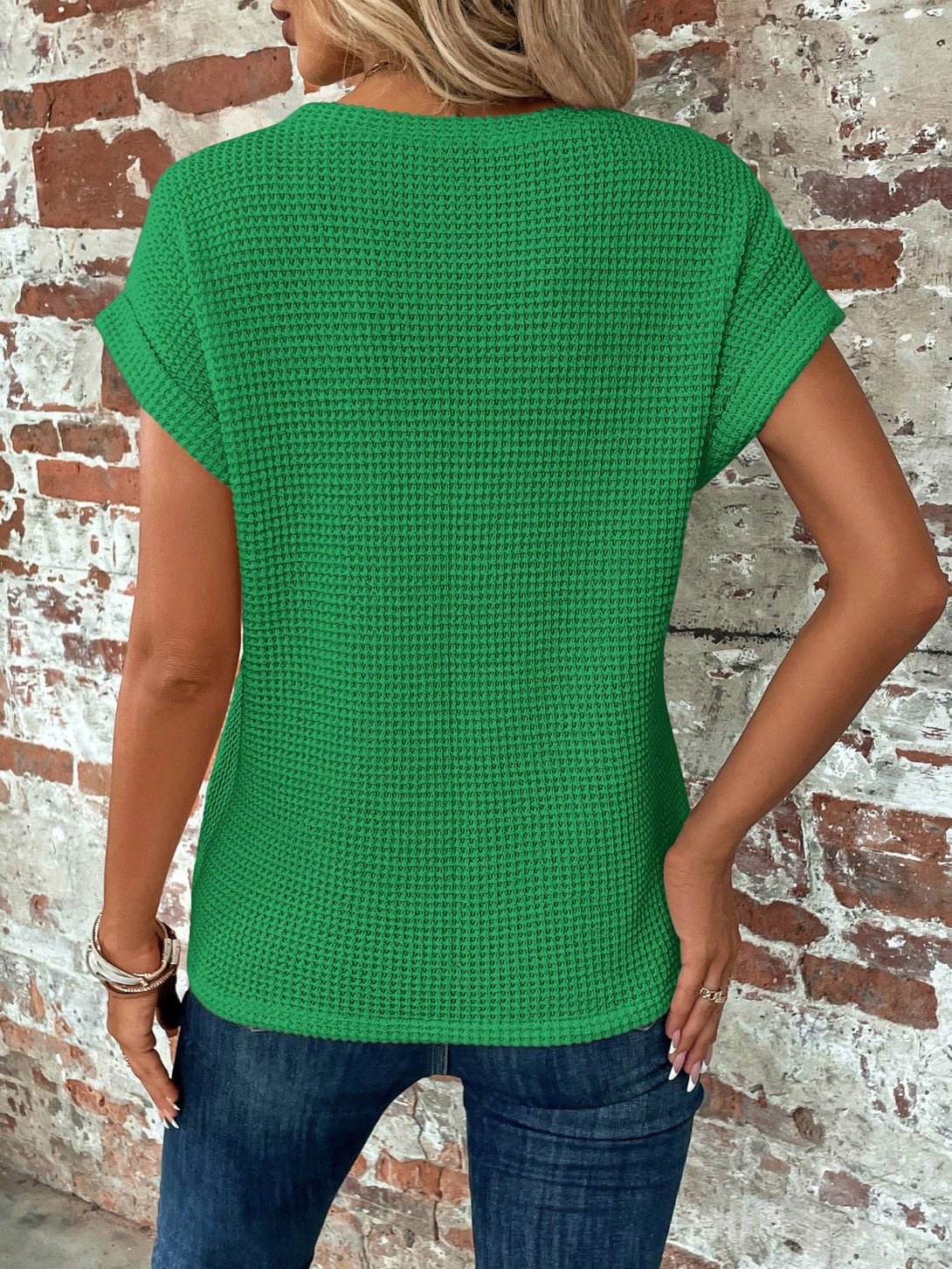 Ropa de Mujer, Tops & Blusas & Camisetas de Mujer, Camisetas de Mujer, Colección de trajes de mujer, 33522295, Verde