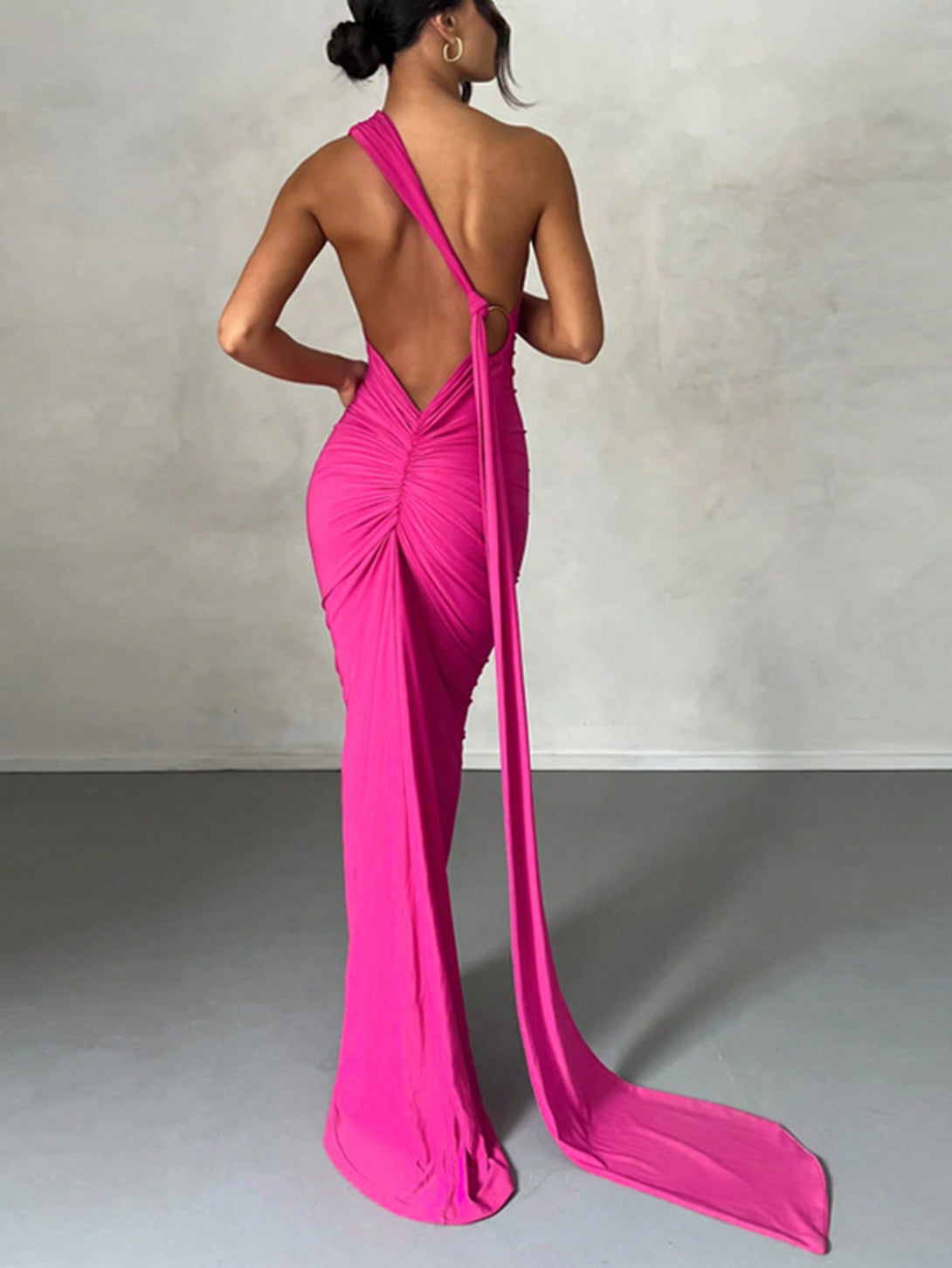 Ropa de Mujer, Ropa de Mujer, Vestidos de mujer, Vestidos largos de mujer, Rosa Fucsia