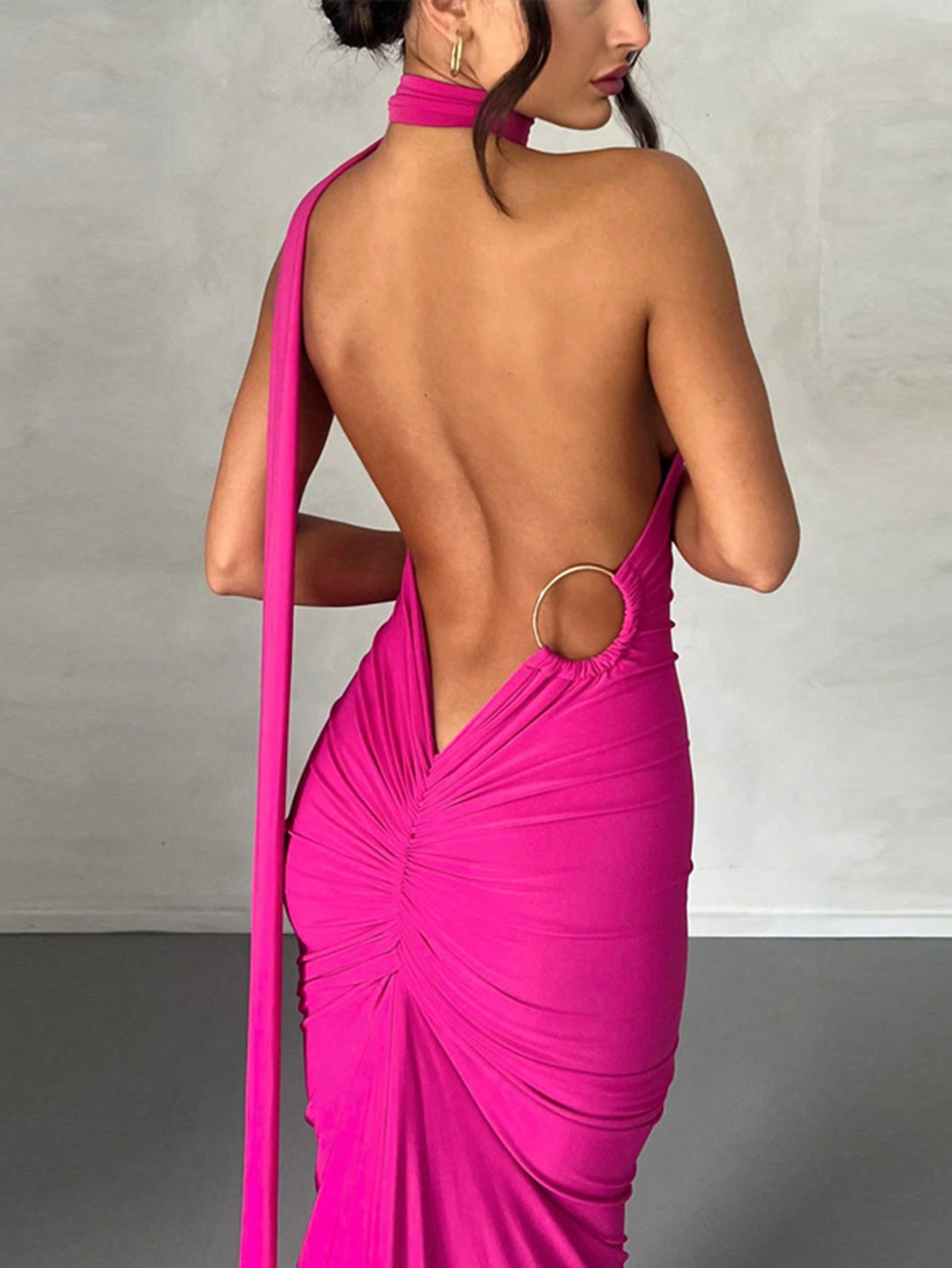 Ropa de Mujer, Ropa de Mujer, Vestidos de mujer, Vestidos largos de mujer, Rosa Fucsia