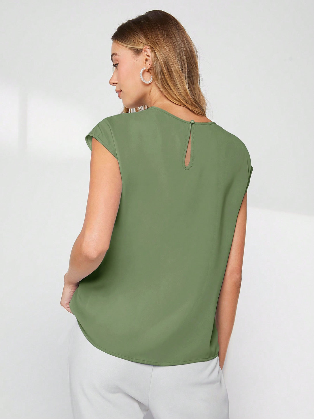 Ropa de Mujer, Ropa de Mujer, Tops & Blusas & Camisetas de Mujer, Blusas de Mujer, Colección de trajes de mujer, Verde