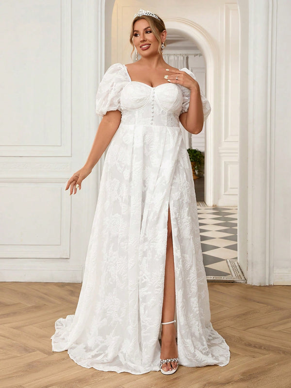 Ropa de Mujer, Bodas & Eventos, Boda Mujer Plus, Vestidos de Novia en Tallas Grandes, Colección de trajes de mujer, Blanco