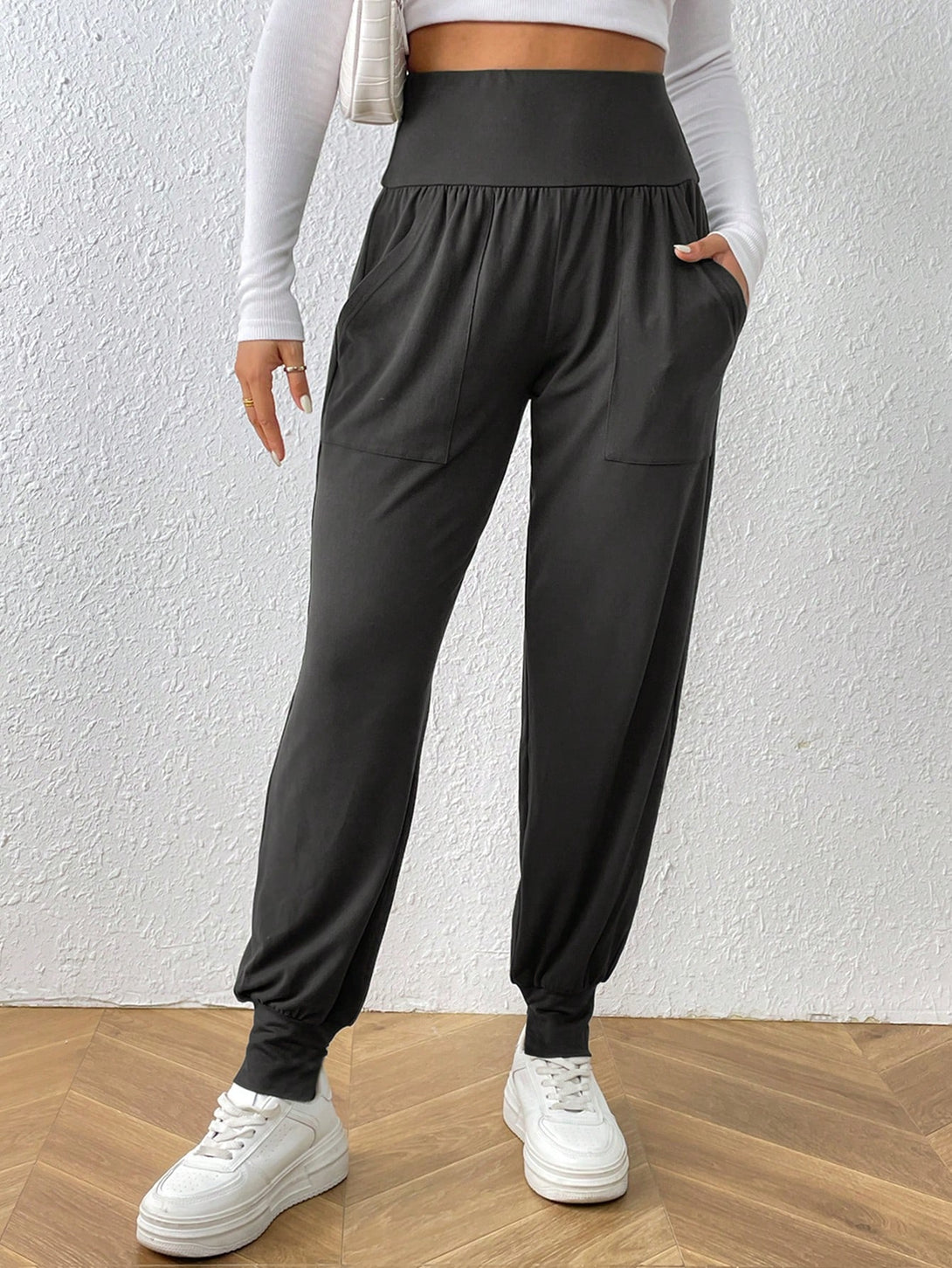 Ropa de Mujer, Ropa de Mujer, Bottoms de Mujer, Pantalones de Mujer, Colección de trajes de mujer, Gris Oscuro