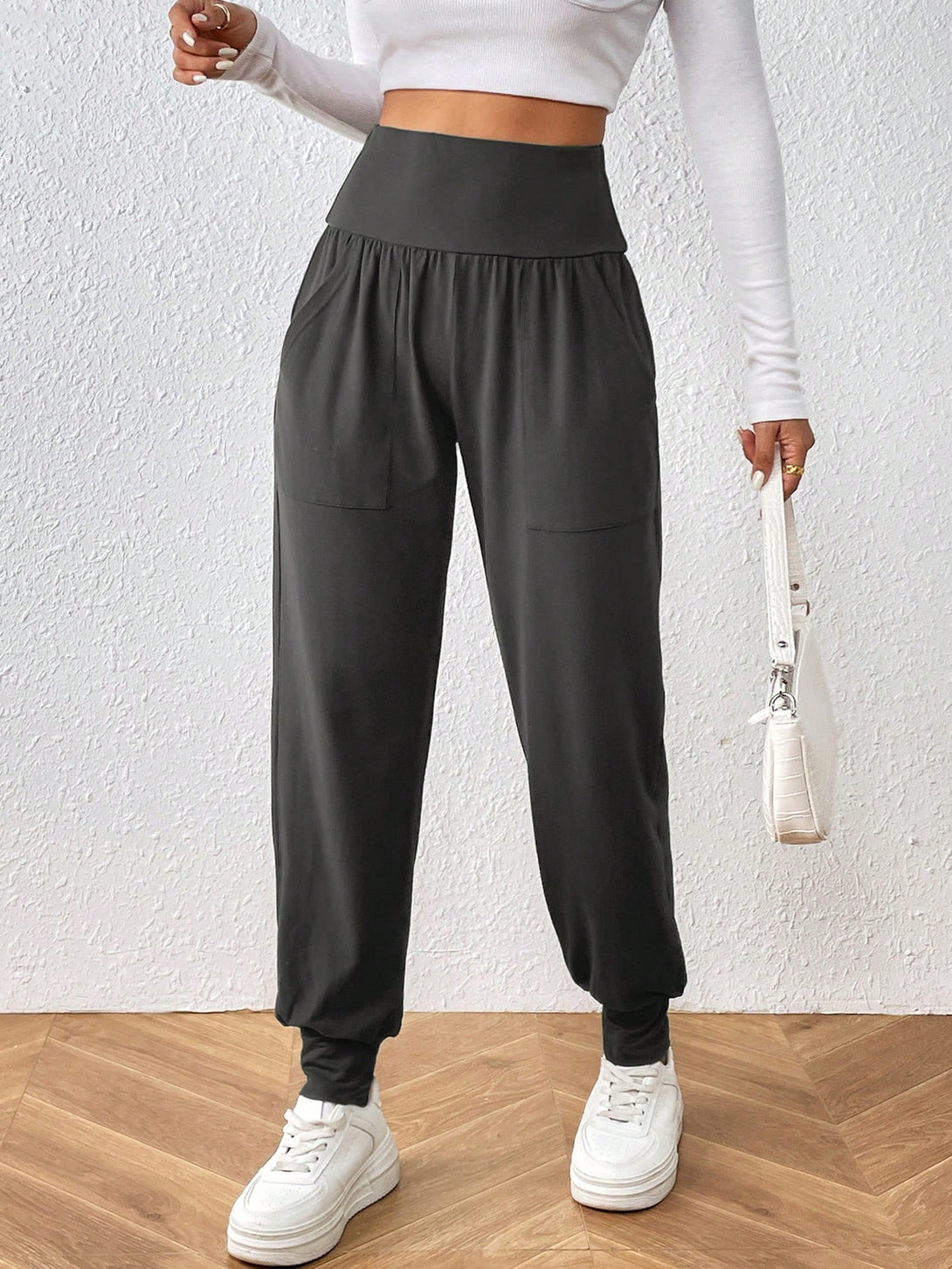 Ropa de Mujer, Ropa de Mujer, Bottoms de Mujer, Pantalones de Mujer, Colección de trajes de mujer, Gris Oscuro