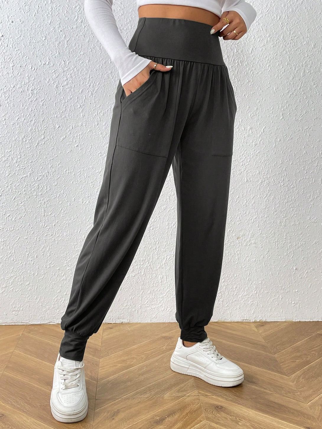 Ropa de Mujer, Ropa de Mujer, Bottoms de Mujer, Pantalones de Mujer, Colección de trajes de mujer, Gris Oscuro