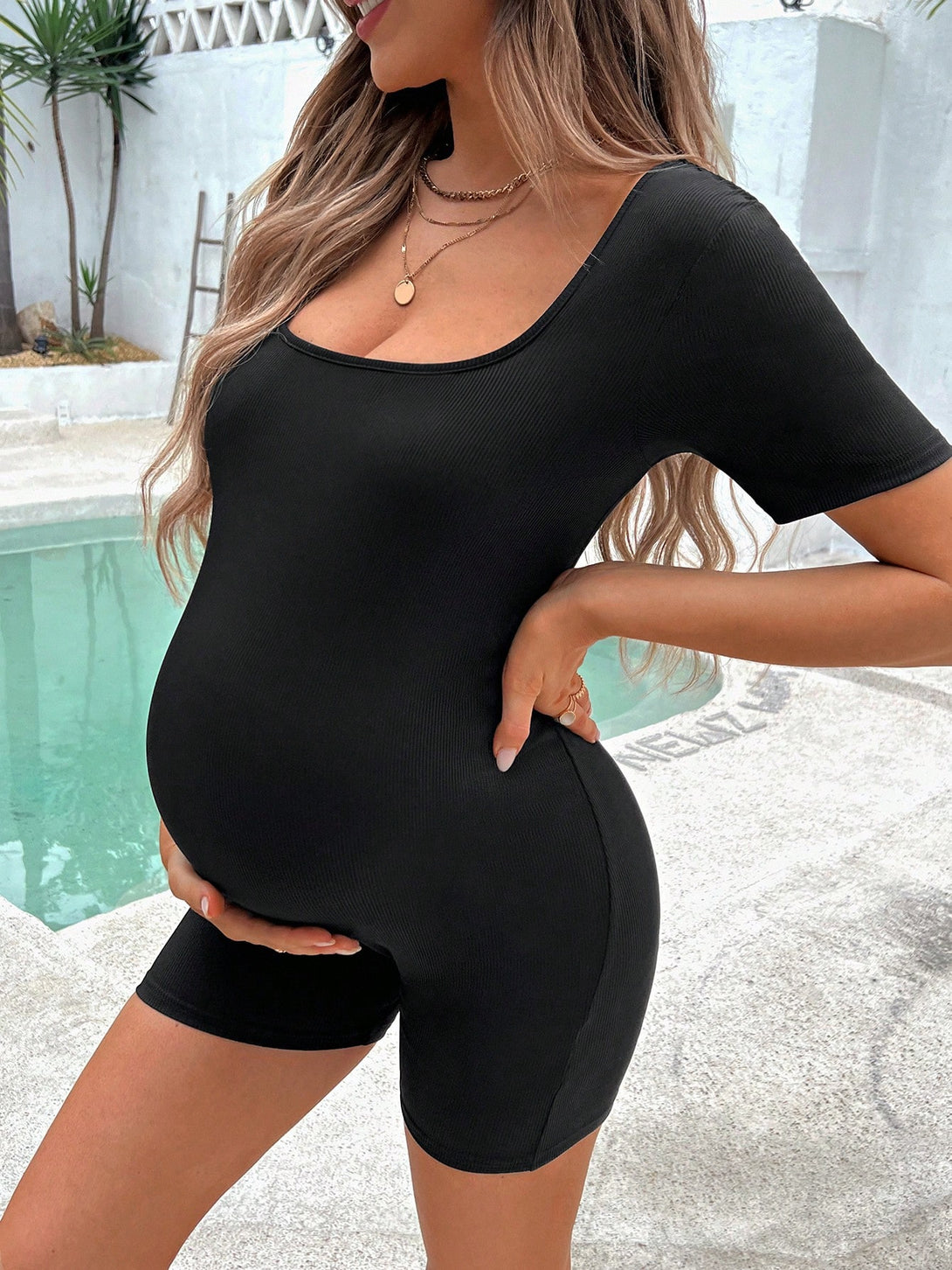 Ropa de Mujer, Ropa Premamá, Monos y Bodys de Premamá, Monos premamá, Negro