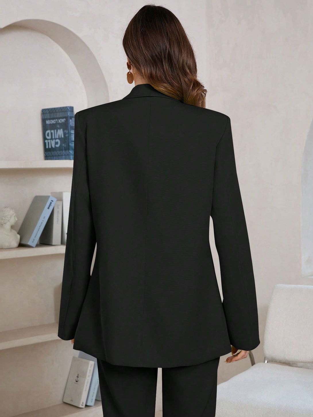 Ropa de Mujer, Trajes de Mujer, Blazers de Mujer, 34142569, Negro
