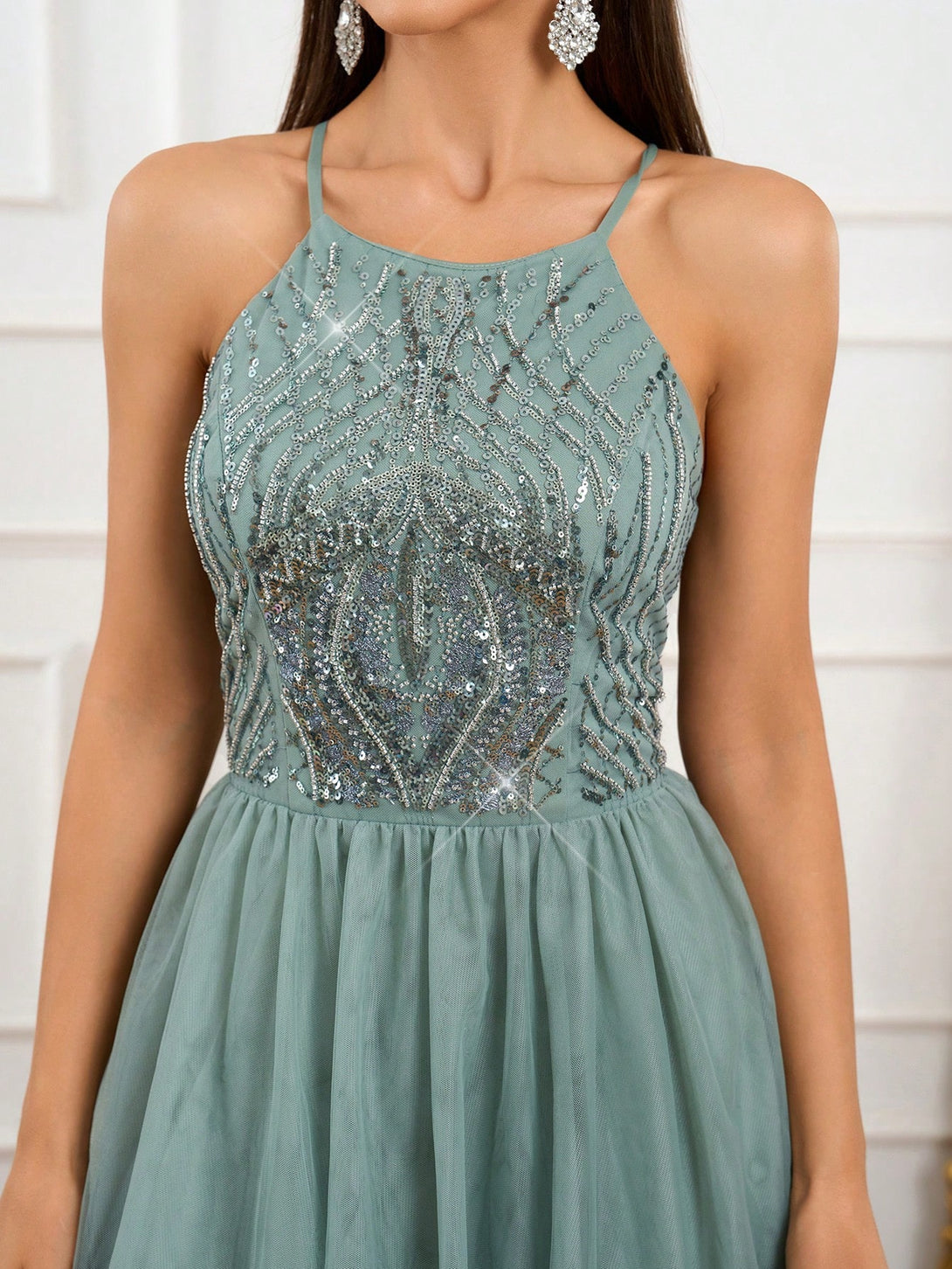 Ropa de Mujer, Bodas & Eventos, Ropa de Fiesta de Mujer, Vestidos de fiesta para mujer, Colección de trajes de mujer, 34148542, Verde