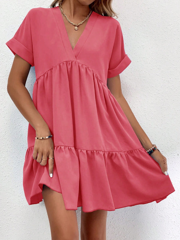 Ropa de Mujer, Ropa de Mujer, Vestidos de mujer, Vestidos cortos de mujer, Rosa coral