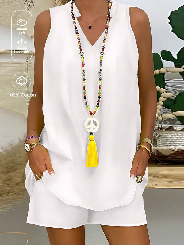 Ropa de Mujer, Conjunto para Mujer, Ropa Dos piezas para Mujer, 34324276, Blanco