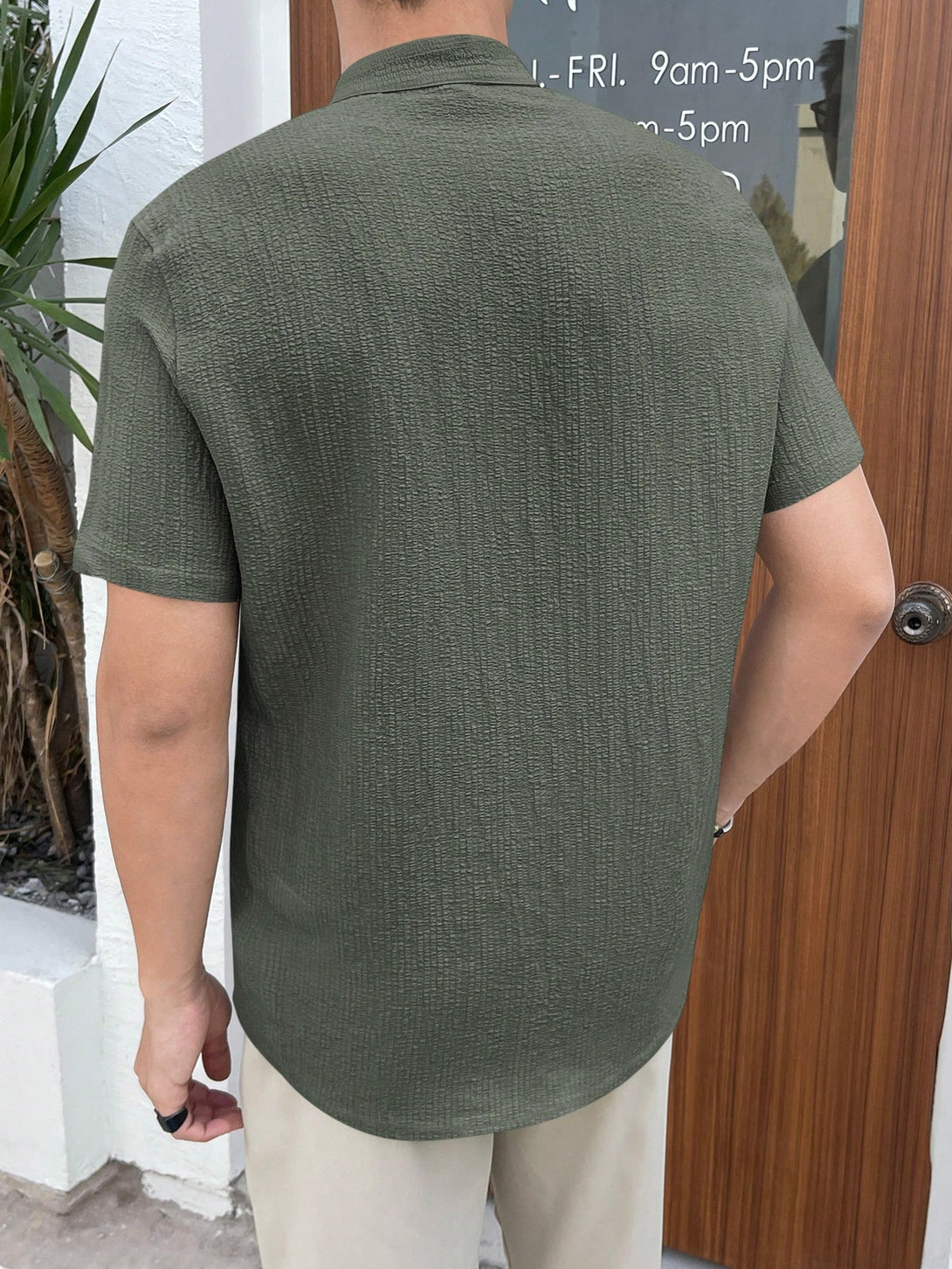 Hombres, Ropa de hombre, Tops para Hombre, Camisas  para hombre, 34505654, Verde