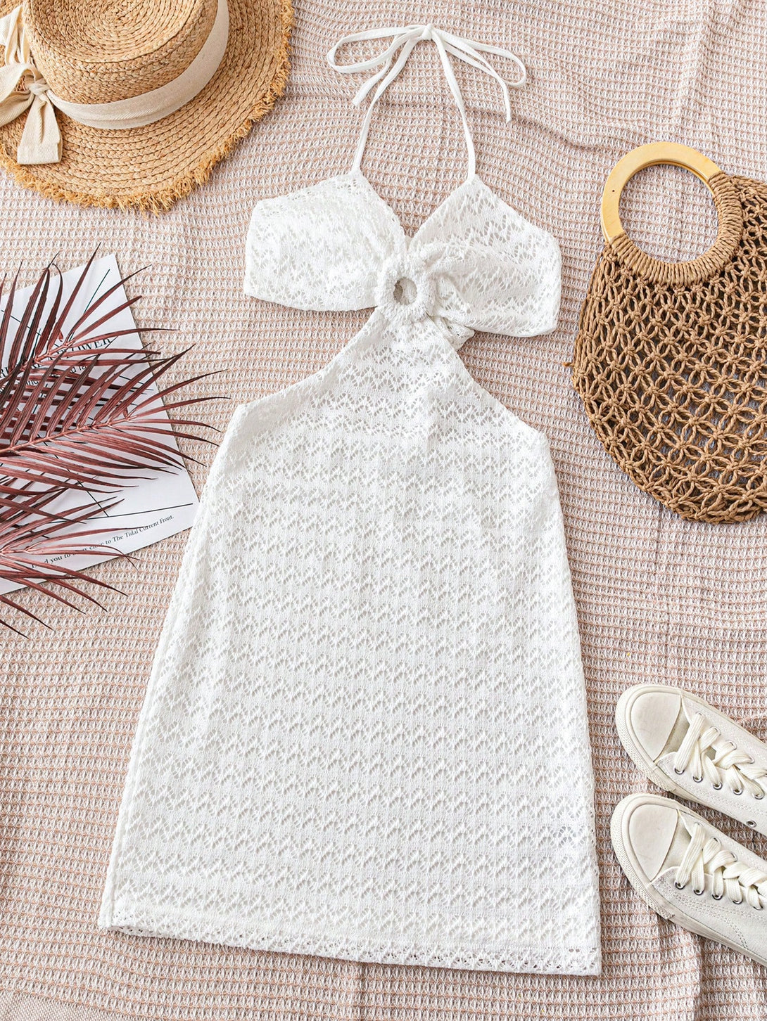Ropa de Mujer, Vestidos de mujer, Vestidos cortos de mujer, Colección de trajes de mujer, 33571245, Blanco