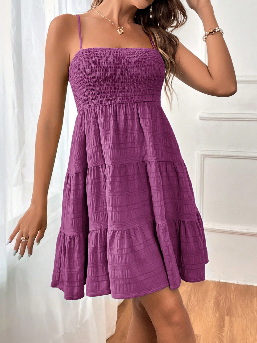 Ropa de Mujer, Ropa de Mujer, Vestidos de mujer, Vestidos cortos de mujer, Morado