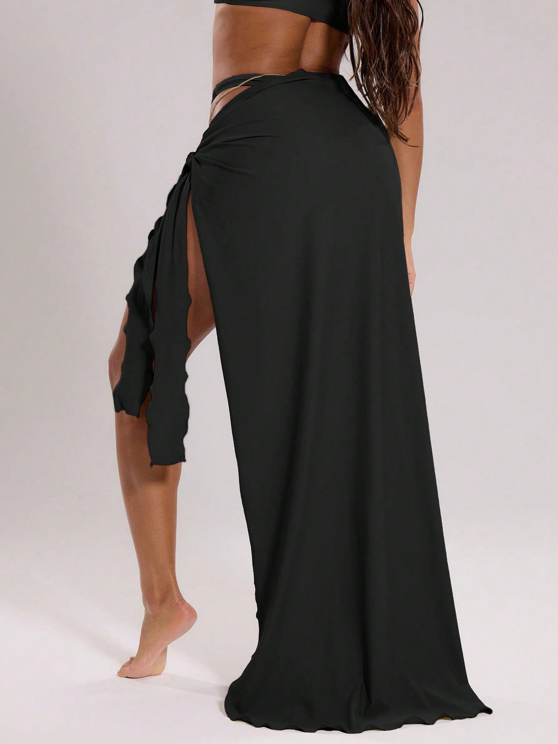 Ropa de Mujer, Ropa de Mujer, Ropa de Playa para Mujer, Pareos para Mujer, Colección de trajes de mujer, Negro