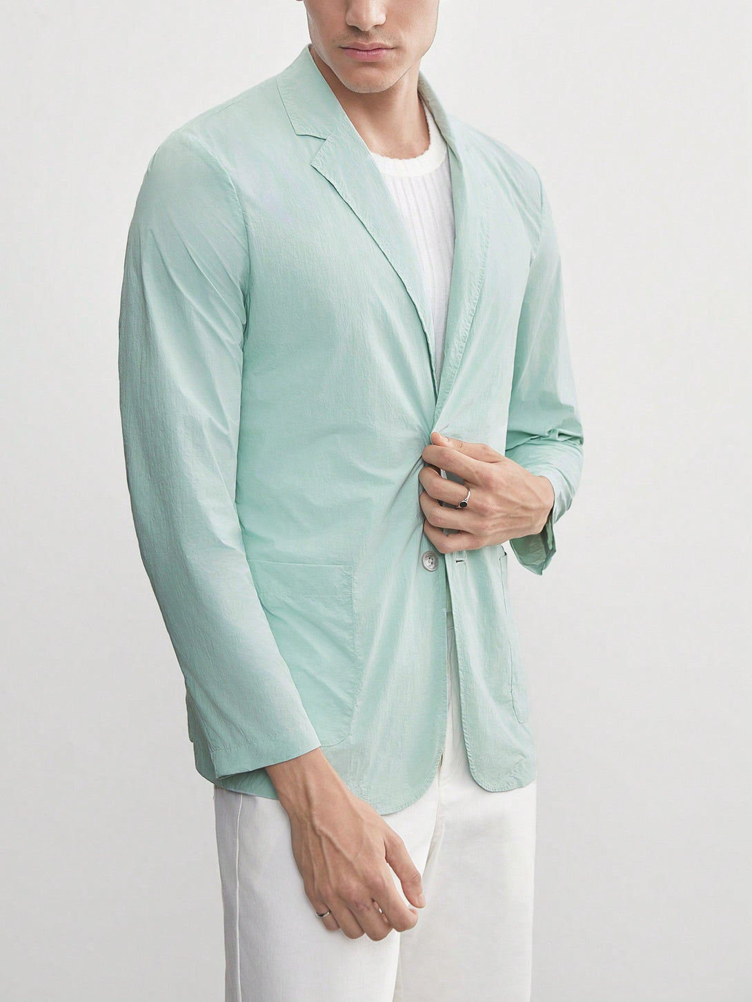 Hombres, Ropa de hombre, Chaquetas & Abrigos para Hombre, 34923357, verde menta