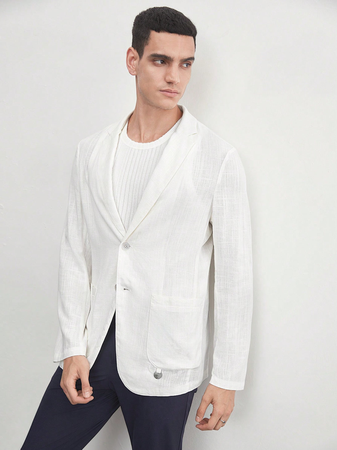 Hombres, Ropa de hombre, Trajes & Piezas separadas para Hombres, Blazers de hombres, 34907733, Blanco