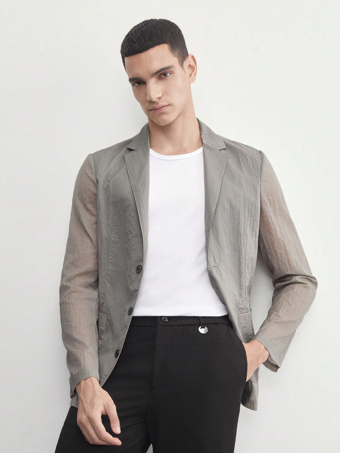 Hombres, Ropa de hombre, Trajes & Piezas separadas para Hombres, Blazers de hombres, 34920400, Gris