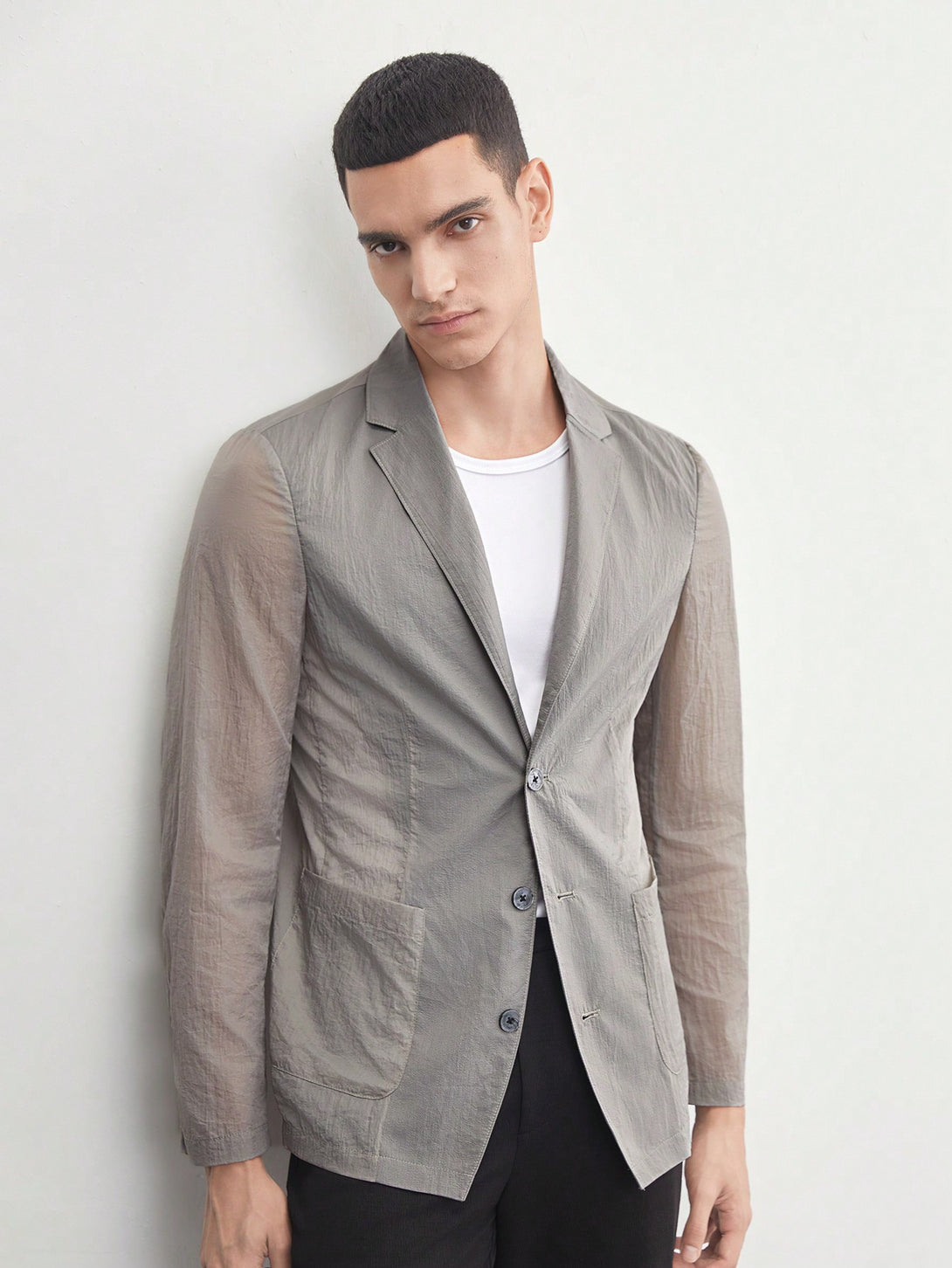 Hombres, Ropa de hombre, Trajes & Piezas separadas para Hombres, Blazers de hombres, 34920400, Gris