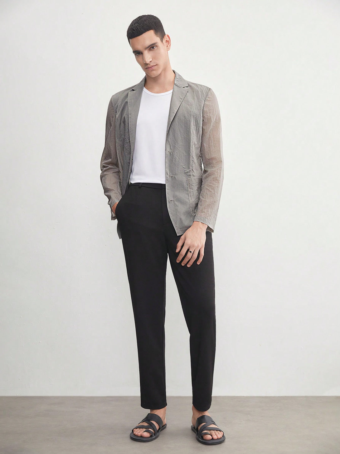 Hombres, Ropa de hombre, Trajes & Piezas separadas para Hombres, Blazers de hombres, 34920400, Gris