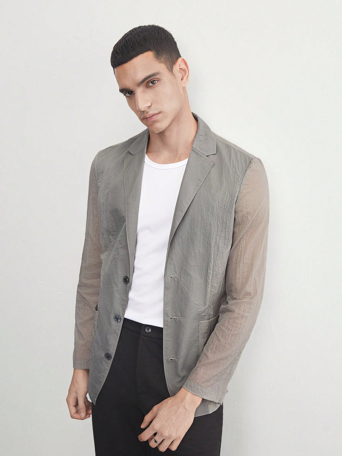 Hombres, Ropa de hombre, Trajes & Piezas separadas para Hombres, Blazers de hombres, 34920400, Gris