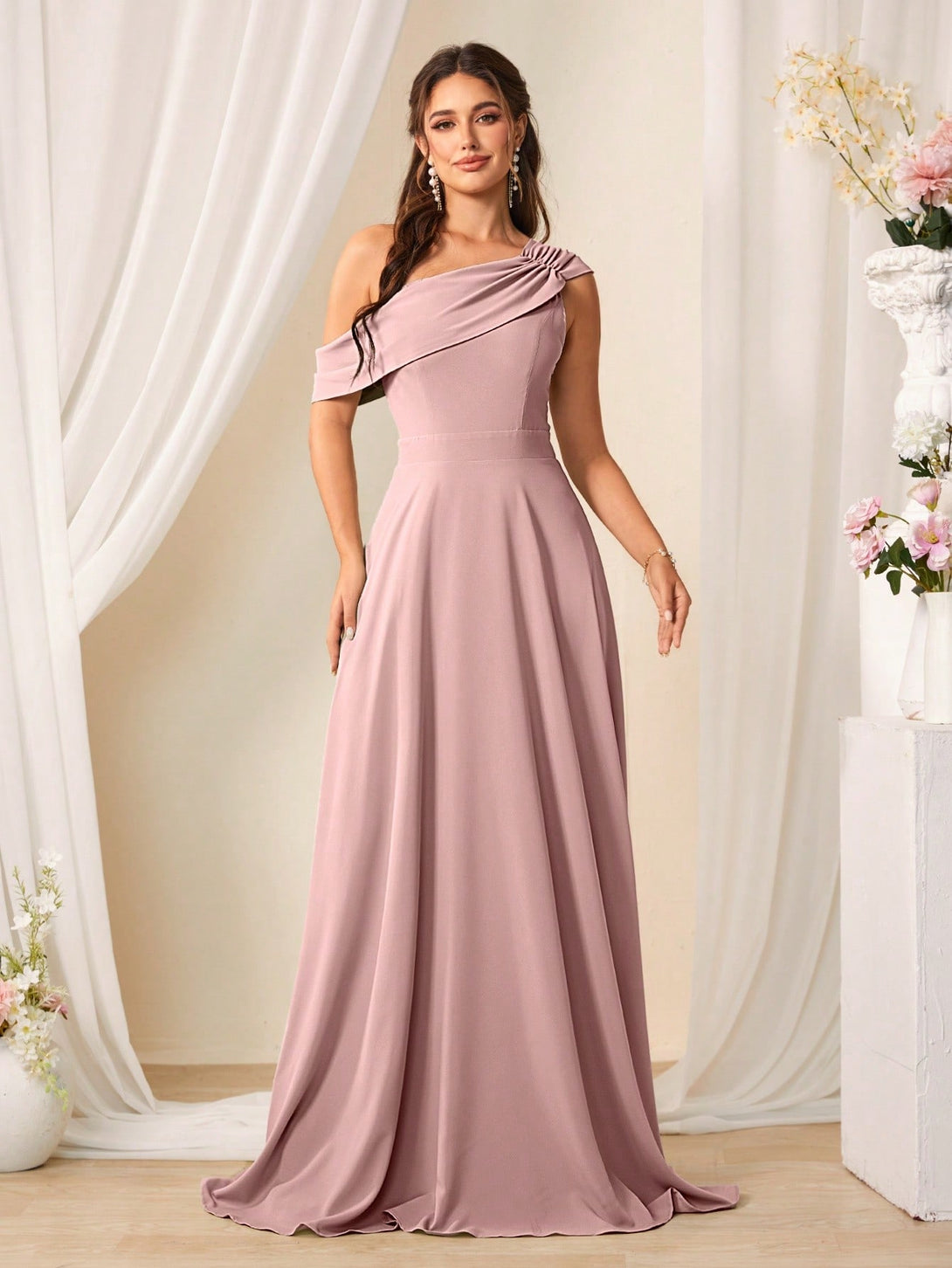 Ropa de Mujer, Bodas & Eventos, Boda Mujer, Vestidos de Dama de Honor, Rosa Pálido