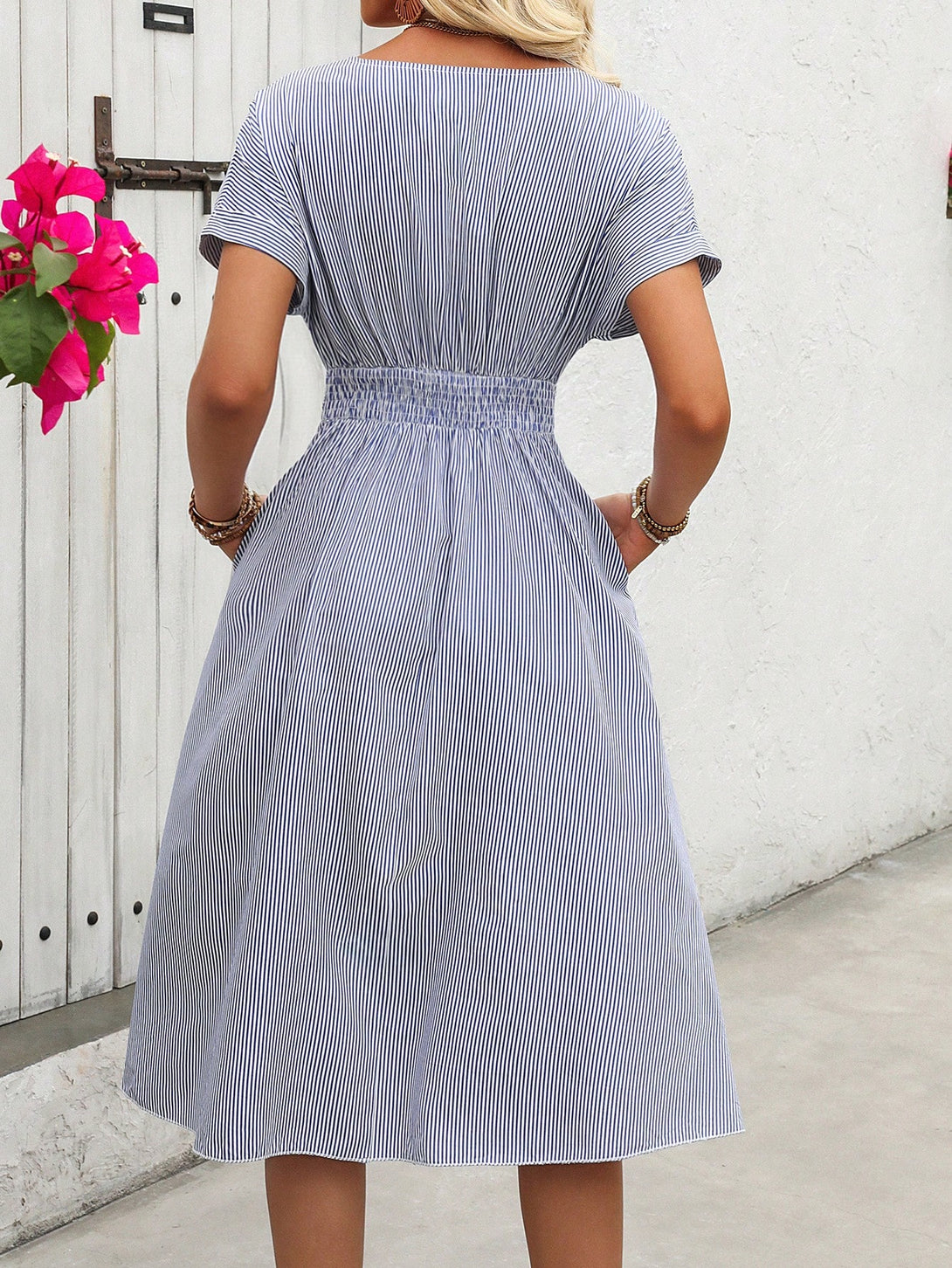 Ropa de Mujer, Ropa de Mujer, Vestidos de mujer, Vestidos largos de mujer, Colección de trajes de mujer, Azul y blanco