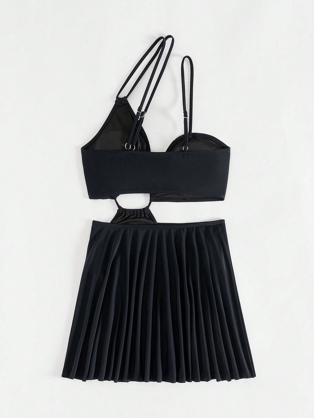 Ropa de Mujer, Ropa de Playa para Mujer, Vestidos de Baño de Mujer, 35301598, Negro