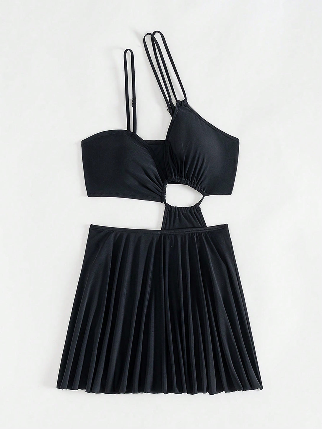 Ropa de Mujer, Ropa de Playa para Mujer, Vestidos de Baño de Mujer, 35301598, Negro