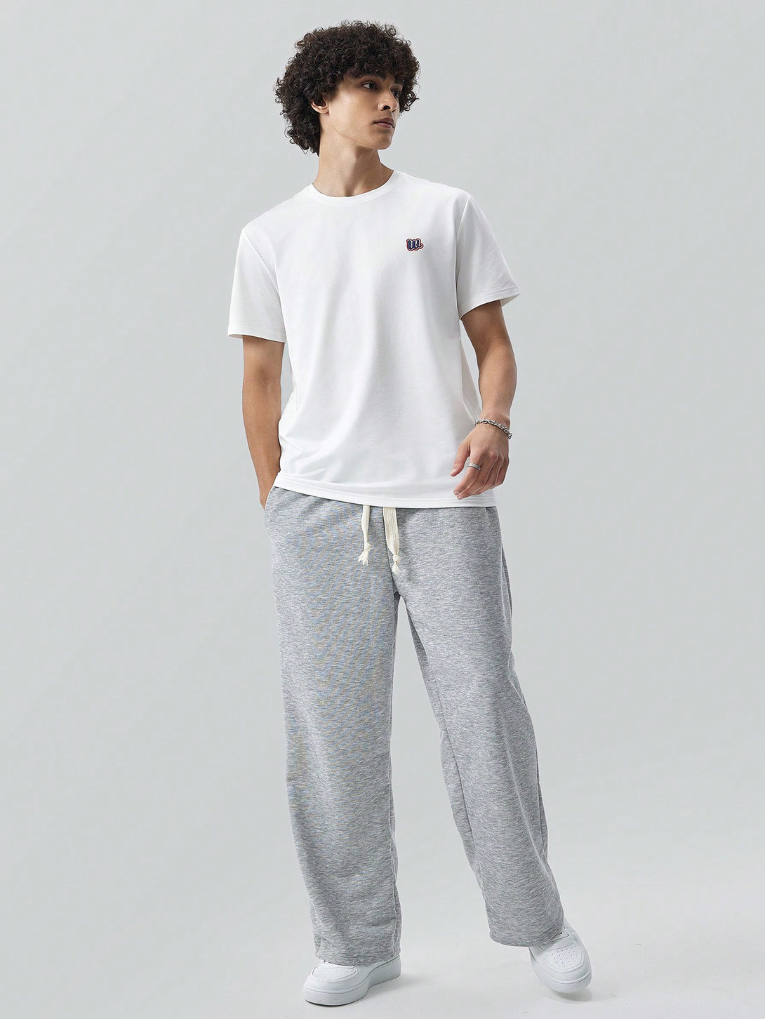 Hombres, Ropa de hombre, Bottoms de hombres, Pantalones Joggers para Hombre, OUTFITS LOOKBOOK, 34187829, Gris Claro