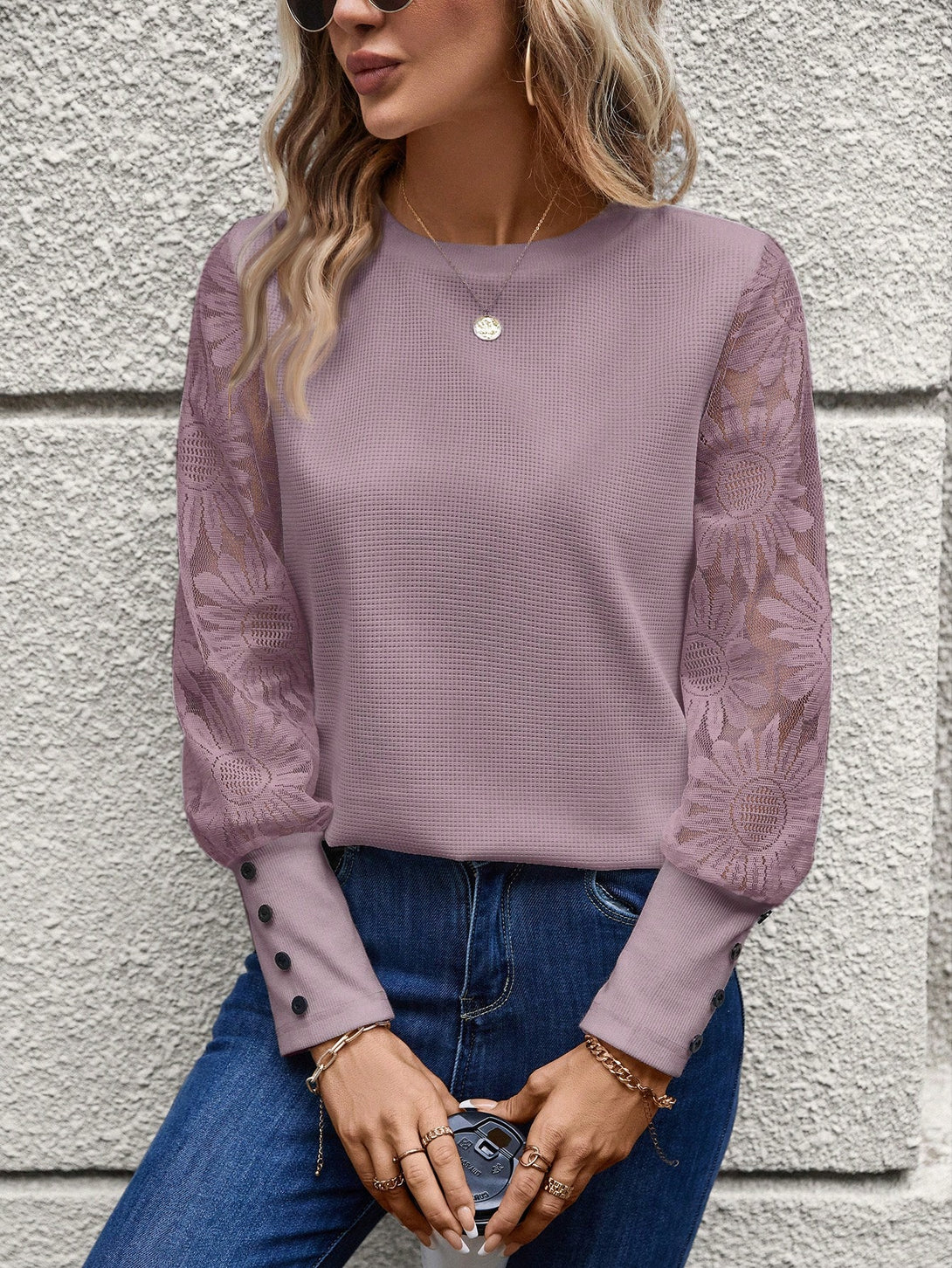 Ropa de Mujer, Ropa de Mujer, Tops & Blusas & Camisetas de Mujer, Tops de mujeres, Morado