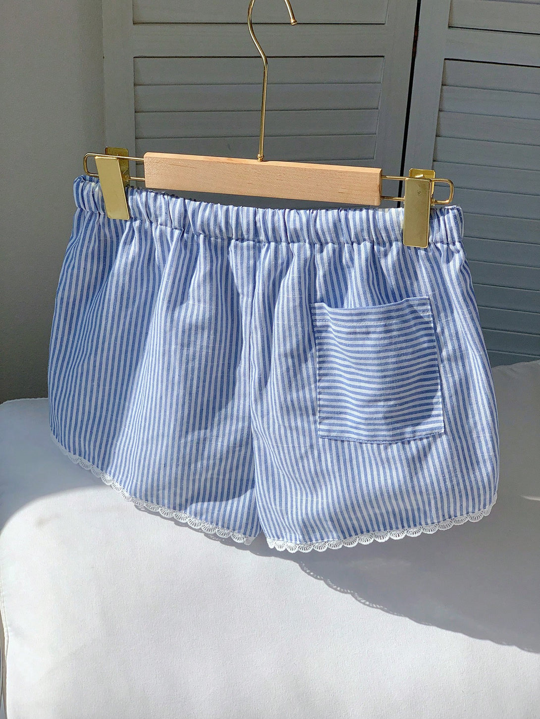 Ropa de Mujer, Ropa de Mujer, Bottoms de Mujer, Pantalones Cortos de Mujer, Azul