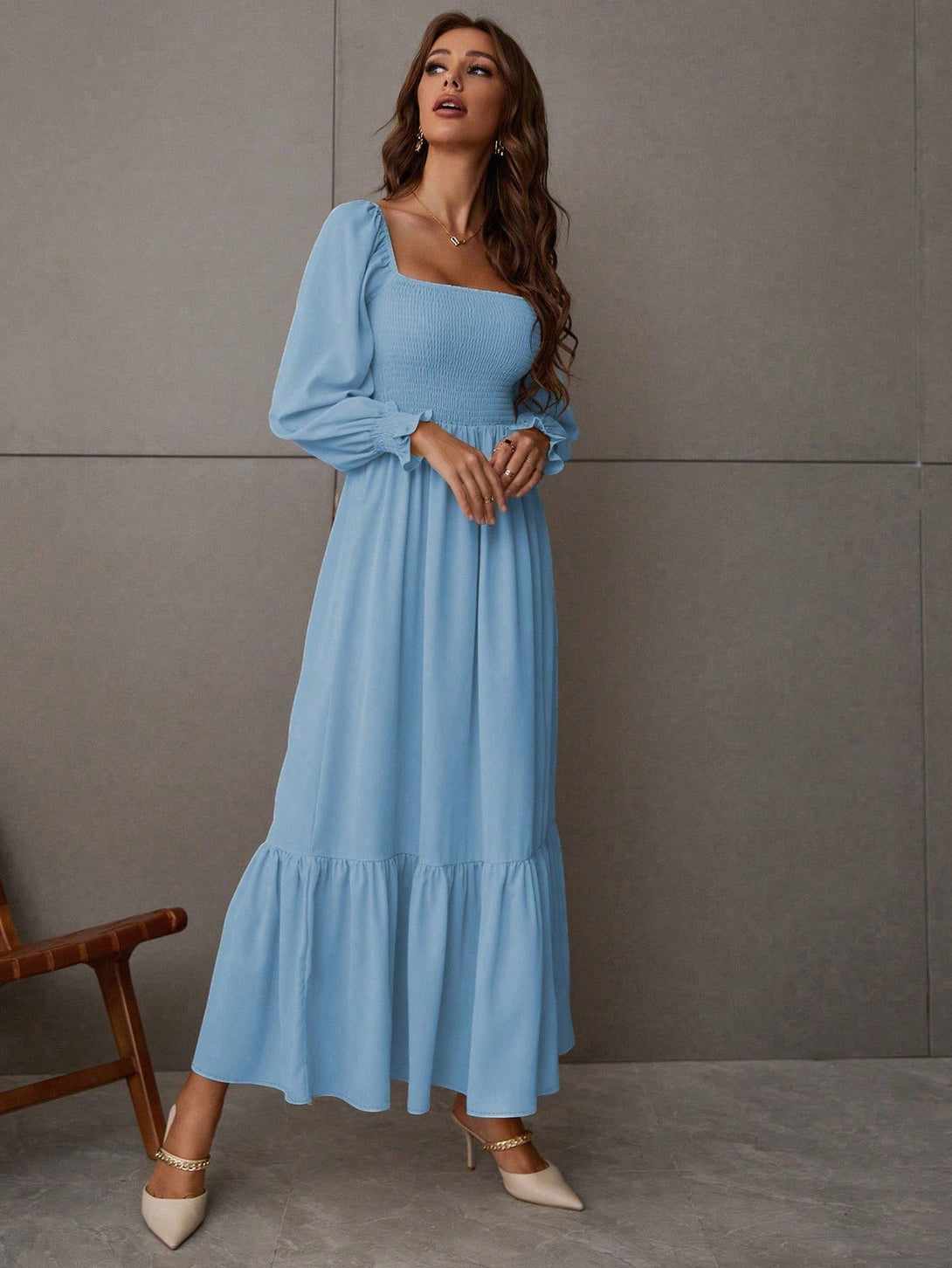 Ropa de Mujer, Ropa de Mujer, Vestidos de mujer, Vestidos largos de mujer, Azul