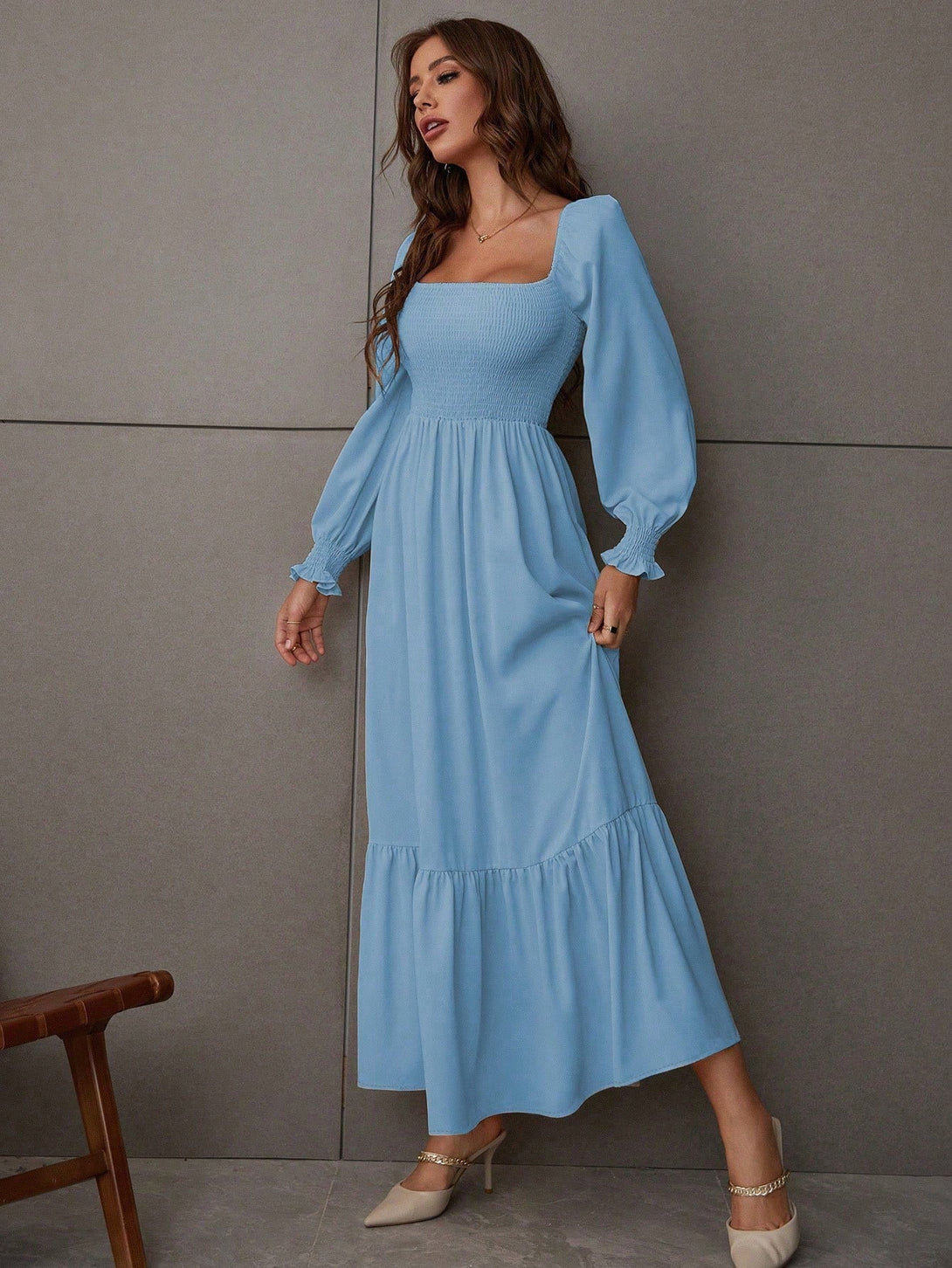 Ropa de Mujer, Ropa de Mujer, Vestidos de mujer, Vestidos largos de mujer, Azul