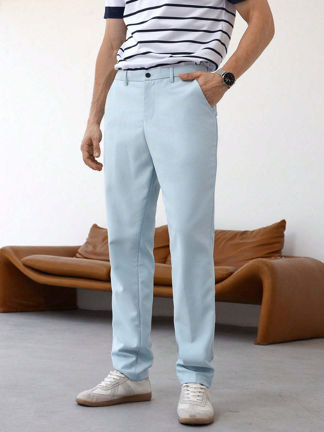 Hombres, Ropa de hombre, Trajes & Piezas separadas para Hombres, pantalones de traje de hombre, OUTFITS LOOKBOOK, 35699805, Gris Claro