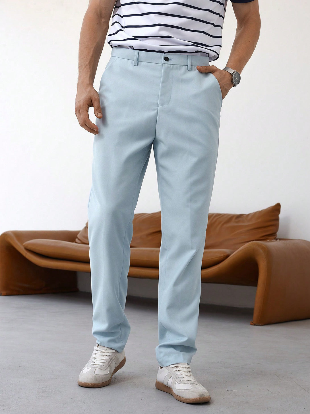 Hombres, Ropa de hombre, Trajes & Piezas separadas para Hombres, pantalones de traje de hombre, OUTFITS LOOKBOOK, 35699805, Gris Claro