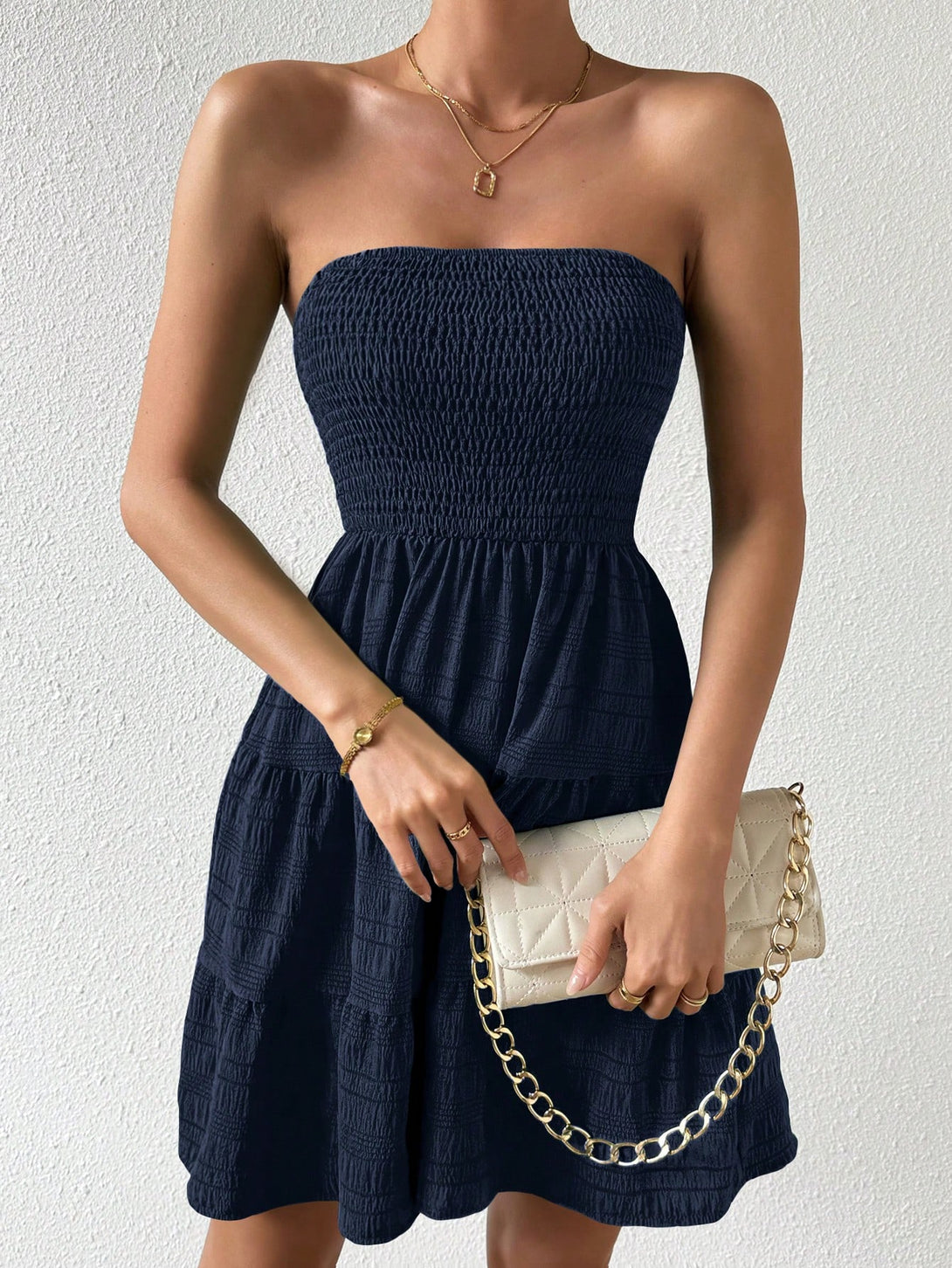 Ropa de Mujer, Vestidos de mujer, Vestidos cortos de mujer, 35726136, Azul Marino