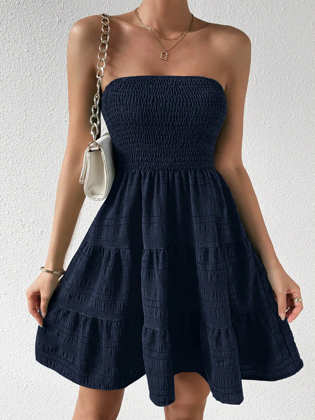 Ropa de Mujer, Vestidos de mujer, Vestidos cortos de mujer, 35726136, Azul Marino