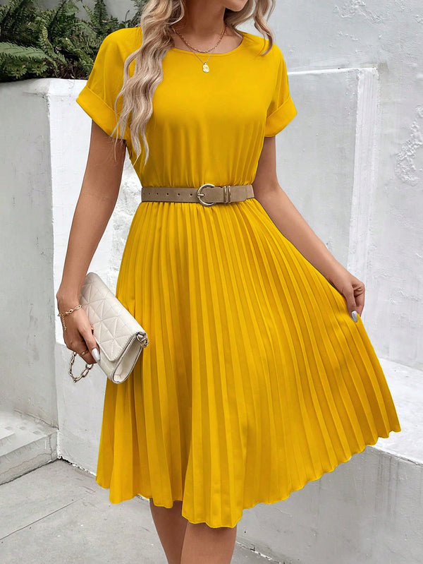 Ropa de Mujer, Ropa de Mujer, Vestidos de mujer, Vestidos midi para mujer, Amarillo