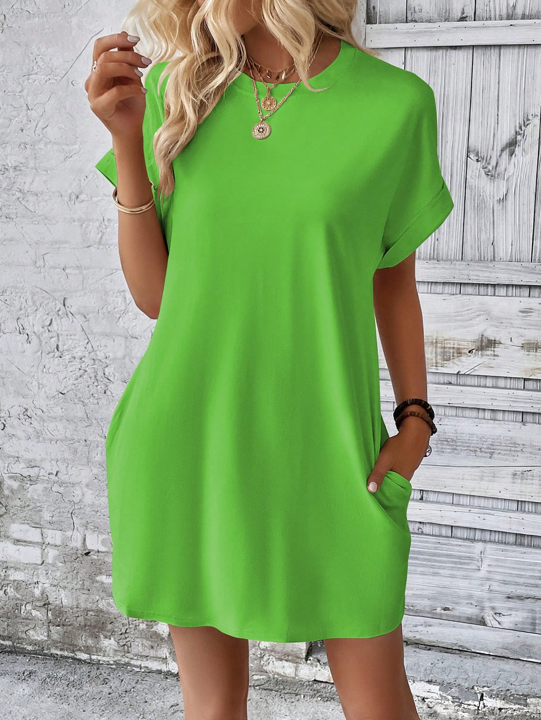 Ropa de Mujer, Ropa de Mujer, Vestidos de mujer, Vestidos cortos de mujer, Verde