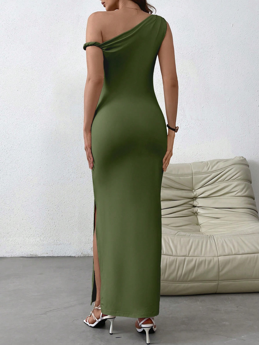 Ropa de Mujer, Ropa de Mujer, Vestidos de mujer, Vestidos largos de mujer, Verde militar