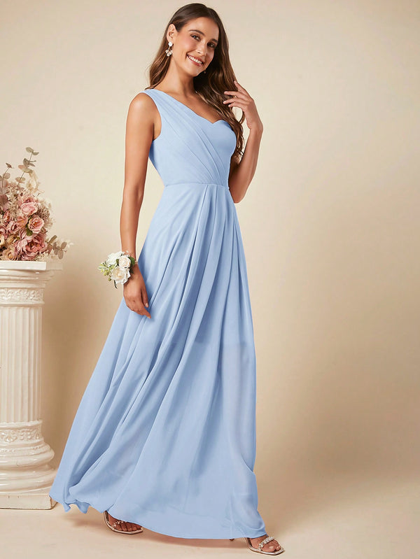 Ropa de Mujer, Bodas & Eventos, Boda Mujer, Vestidos de Dama de Honor, Celeste