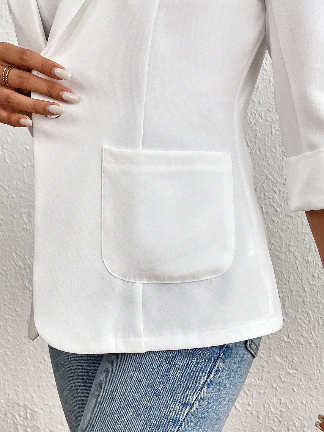 Ropa de Mujer, Trajes de Mujer, Blazers de Mujer, 35618380, Blanco