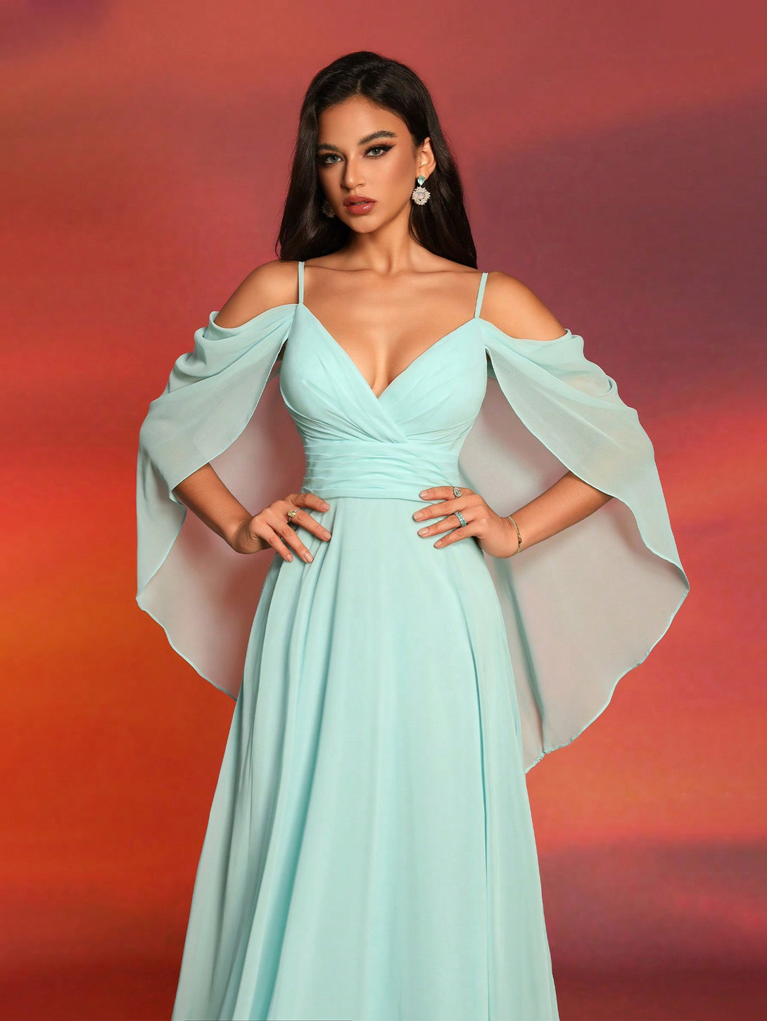 Ropa de Mujer, Bodas & Eventos, Boda Mujer, Vestidos de Dama de Honor, Celeste