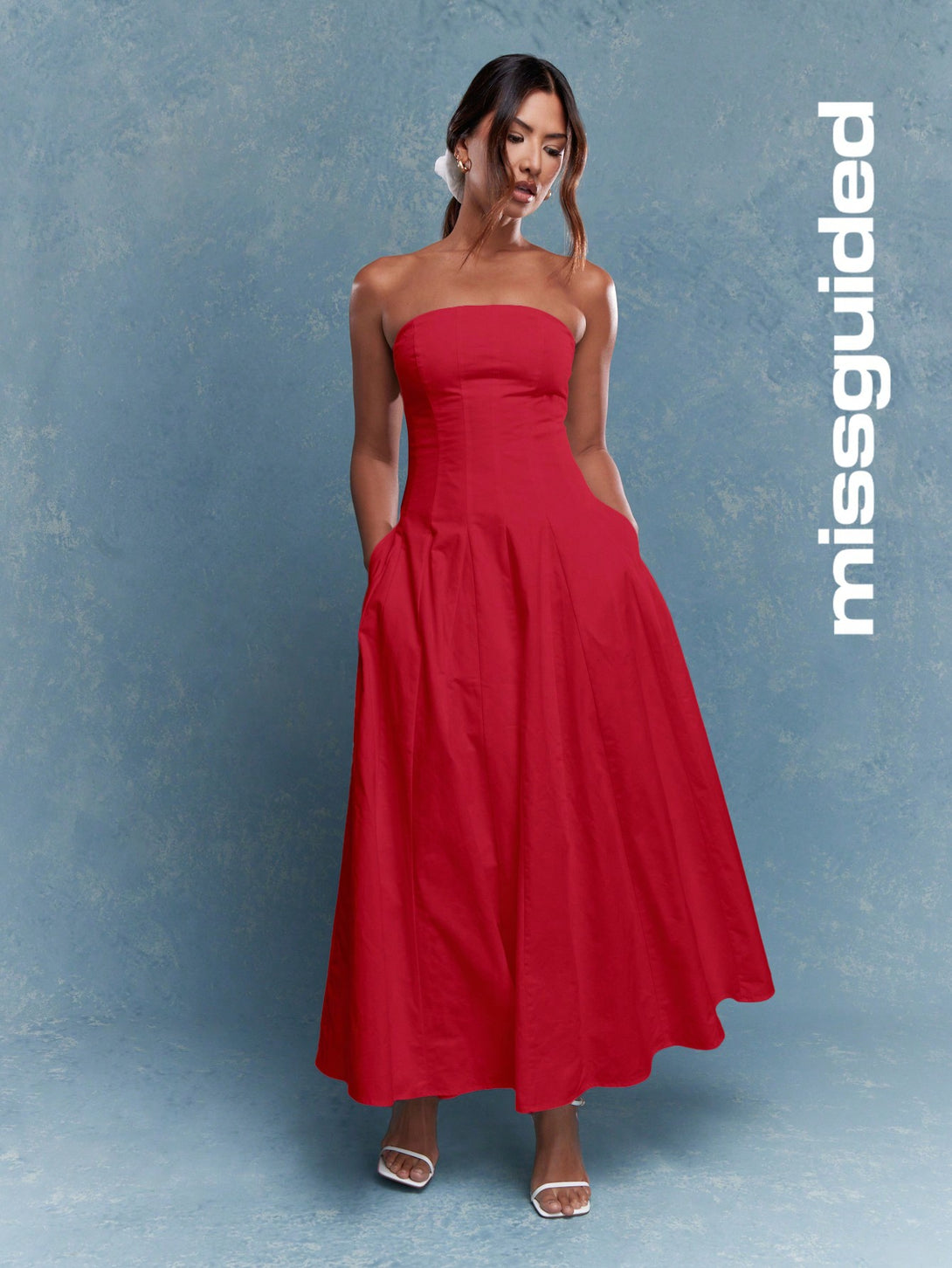 Ropa de Mujer, Ropa de Mujer, Vestidos de mujer, Vestidos midi para mujer, Rojo