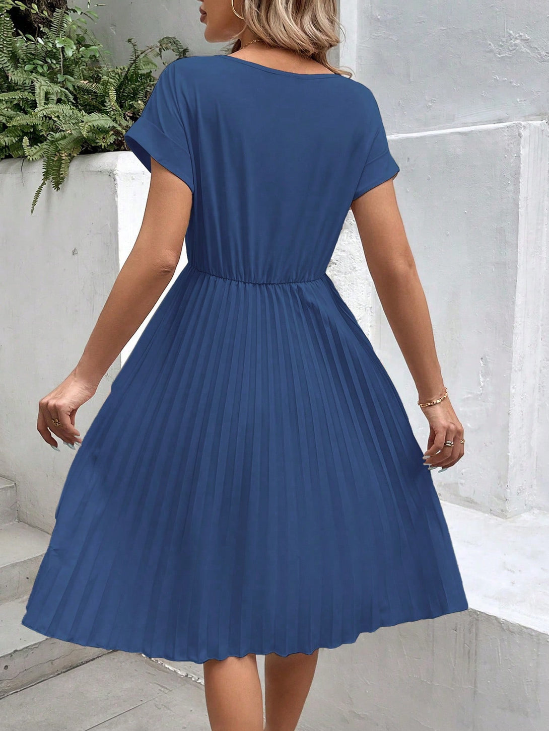 Ropa de Mujer, Ropa de Mujer, Vestidos de mujer, Vestidos midi para mujer, Azul