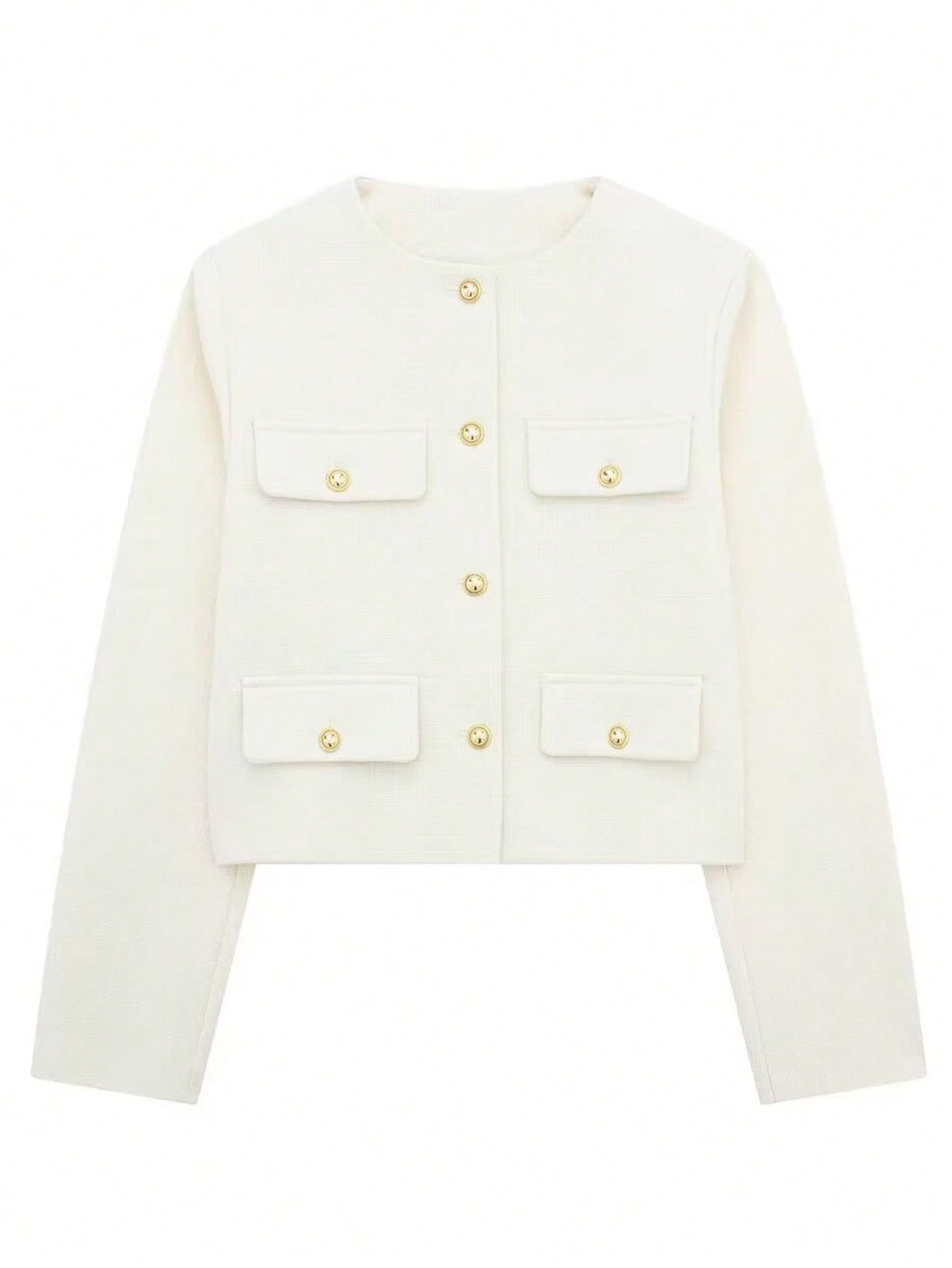 Ropa de Mujer, Ropa de Exterior para Mujer, Cazadoras para Mujer, Colección de trajes de mujer, 36306385, Blanco