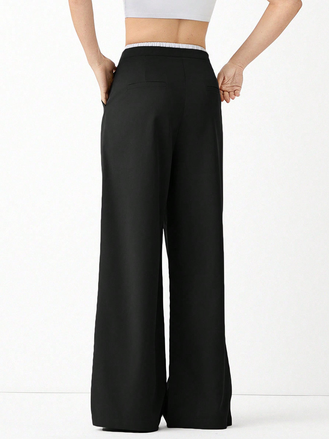 Ropa de Mujer, Bottoms de Mujer, Pantalones de Mujer, Colección de trajes de mujer, 36335348, Negro