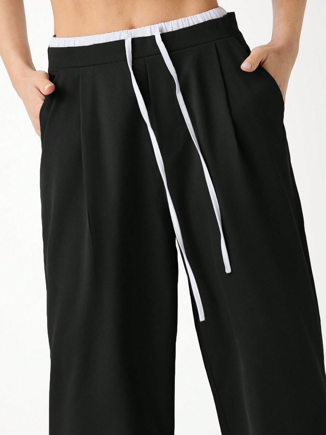 Ropa de Mujer, Bottoms de Mujer, Pantalones de Mujer, Colección de trajes de mujer, 36335348, Negro