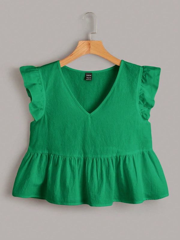 Ropa de Mujer, Ropa de Mujer, Tops & Blusas & Camisetas de Mujer, Blusas de Mujer, Verde