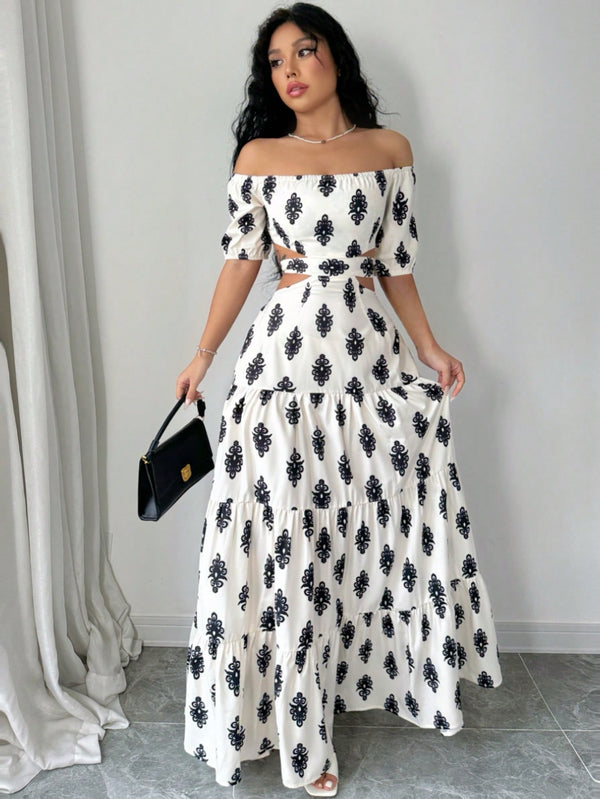 Ropa de Mujer, Vestidos de mujer, Vestidos largos de mujer, Colección de trajes de mujer, 36530192, Blanco