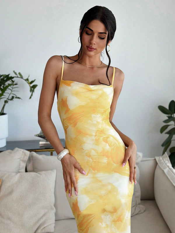 Ropa de Mujer, Ropa de Mujer, Vestidos de mujer, Vestidos midi para mujer, Amarillo